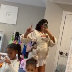 Chanel Iman Instagram – My oldest asked me about TikTok  I told her we could do a simple video for mommas gram .  I just love these fun little moments with them 🥰
