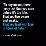 Amanda Gorman Instagram - Reposted from @unicefusa: 

The call for peace is as timeless as it is urgent. All children in Gaza and Israel must be protected. All children deserve peace.

The stirring words of poet and activist @amandascgorman in “An Ode We Owe” serve as a reminder of the world we strive to build: “For there’s always light, if only we’re brave enough to see it, if only we’re brave enough to be it.”