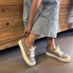Marie Kondo Instagram – Spark joy and lighten your footprint with the Cariuma x KonMari collection. Consciously crafted with organic cotton canvas. Plant two trees for every pair.