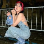 Riisa Naka Instagram - ☔️🔥💎✨⚡️❤️‍🔥🫀 @diesel 

#milanfashionweek

make up 💄by  @nasup