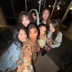 Valkyrae Instagram - last night! Cut my bangs uneven again and dinner with girlies💗