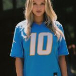 Kinsey Wolanski Instagram - Thank you @chargers for having me out today, see you guys for football Sunday 🏈