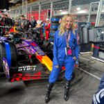Kylie Minogue Instagram – Racetrack to Residency 🏎️🏁 What a night and it ain’t over yet …. 💙