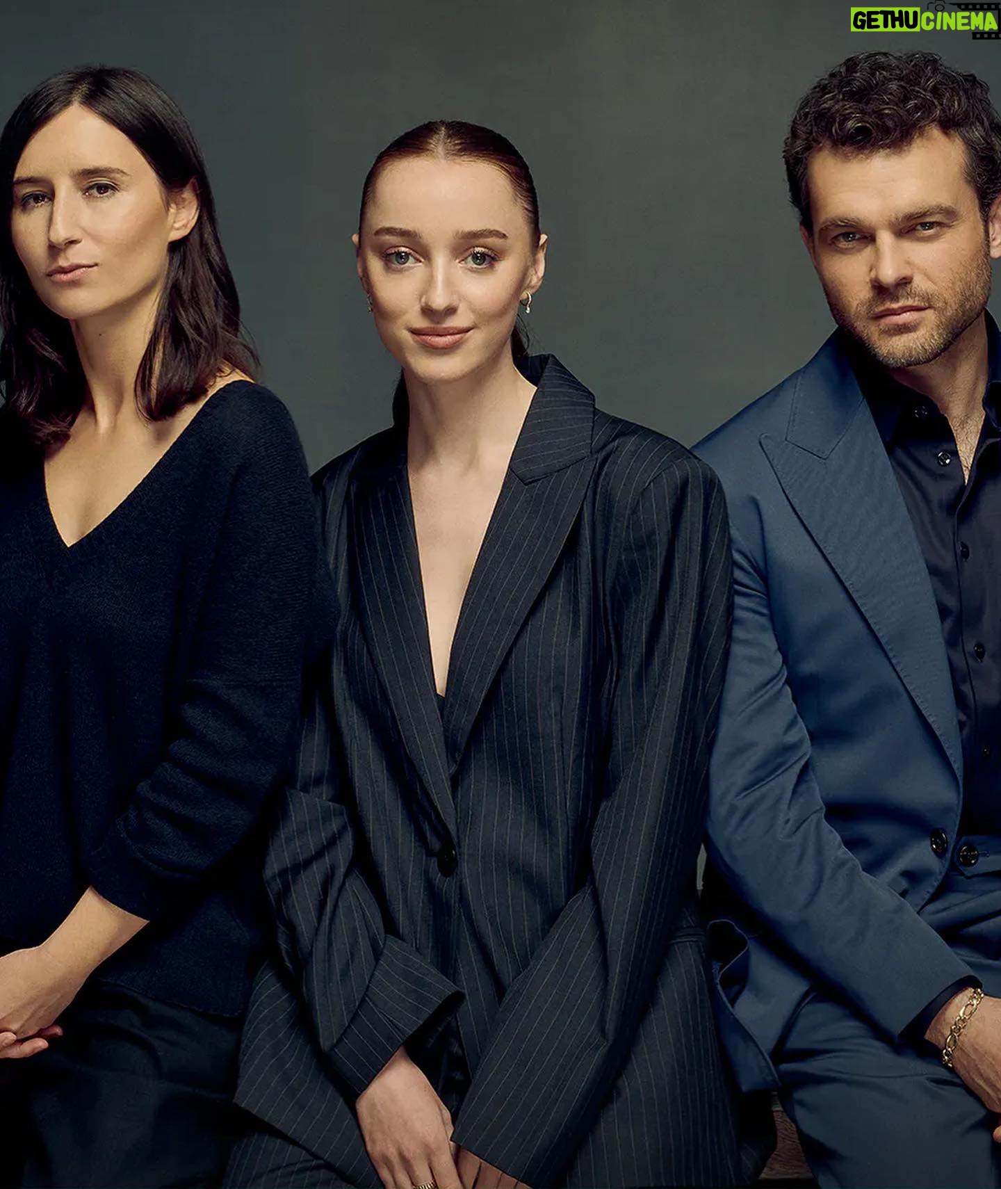 Phoebe Dynevor Instagram - The best partners @aldenehrenreich @chloe_domont ❤️ #fairplay