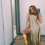 Kylie Minogue Instagram – A day to remember …. talk about a VEGAS HIGH 😝🏎️🏁💙
