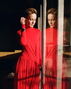 Sarah Paulson Instagram - A dream come true. 
Thank you @voguemagazine 
 
Photographer: Max Farago // @maxfarago
Writer: Alessandra Codinha // @atcodinha
Fashion Editor: Edward Bowleg III // @edward.bowleg
Hair: John D // @hairbyjohnd
Makeup: Adam Breuchaud // @adambreuchaud
Entertainment Editor: Keaton Bell // @keaton.kilde.bell 
Link in bio
