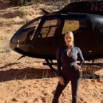 Kinsey Wolanski Instagram - Come fly in a canyon with me 🚁👩‍✈️ 

#pilot #adventure #nature #female #girls