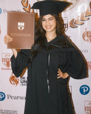 Heaven Peralejo Instagram - Starting my 24th year with a degree as I officially march as a graduate. Onto bigger and better things 🎓

Heaven Lyan S. Peralejo
Business Management
Southville International School affiliated with Foreign Universities