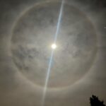 Camilla Luddington Instagram - Moon halo above our home tonight! Los Angeles, don’t forget to look up! 🌙