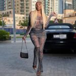 NeNe Leakes Instagram – SWIPE: It’s all about the glow💋

Entire look: @jeanpaulgaultier 
#vibing
@melt.mideast 
#UAE
#Dubai
#body
#peace