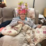 Kate Walsh Instagram – We got to celebrate The Queen @angela_embree aka Angela Catherine Bochetto Embree aka mom turning 90! ✨we were so happy & blessed to all be together and shower her with love, food, song and 🎂 ⭐️ a special thank u to @pretendplantsandflowers for making her very special 🌸 crown!!