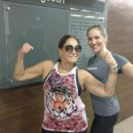 Susana Vieira Instagram – Corpo sempre em movimento… Aula maravilhosa com a @aninhapersonal40 na #bodytech 💪🏻