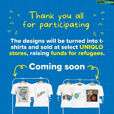 Ella McKenzie Instagram - So excited to have been a part of the jury in this amazing art contest! 🎨 The 2023 UNHCR x UNIQLO Youth with Refugees Art Contest was filled with so much talent and moving stories. Take a look at the 5 winning designs! 💙 Big thanks to all 4,000 talented artists who entered. Can’t wait for you all to see the special shirt collection coming out next year!
#YouthWithRefugees