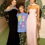 Nicola Peltz Beckham Instagram - thank you so much for having me last night @academymuseum what a special night 🎀🪽🎀 (gracie’s outfit is iconic !!! )