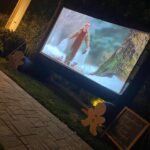 Camilla Luddington Instagram – Thank you to @thepicnic.collective for making our ‘Home Alone movie night’ dreams come true!!! 🎄 🌟🌟🌟