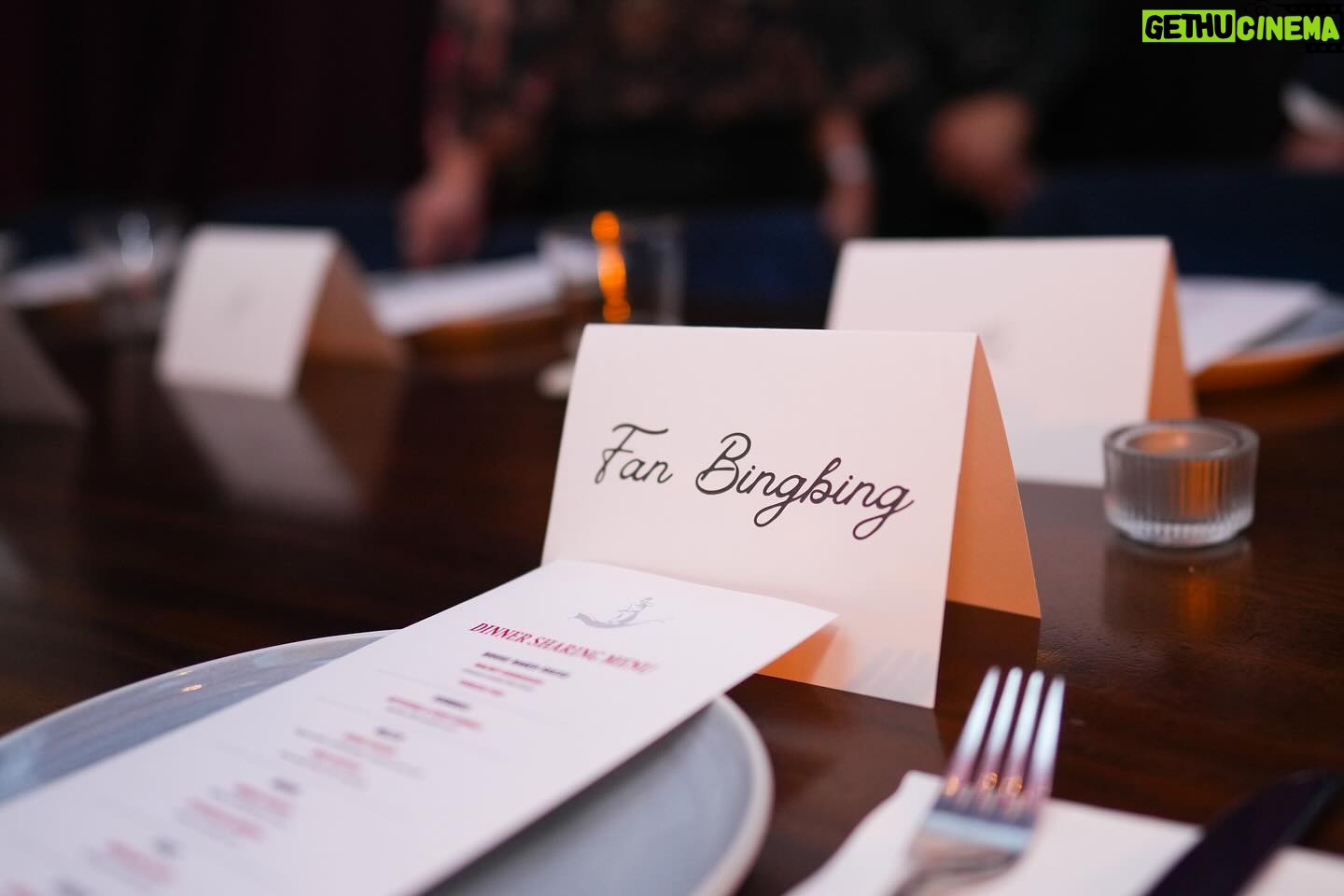 Fan Bingbing Instagram - @sgiffest VIP private dinner 🥰