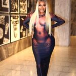 NeNe Leakes Instagram - SWIPE: Stepped out last nite and showed all the body hunni for some “Art Basel” fashion fun. 

So listen, I called up La La to get me together. Chile we go wayyyy back. She literally did it all. Beat my face down and used amazing colors to match my dress. I couldn’t stop looking in the mirror. I love this application! So fun

She Busted out the flatirons and strengthened my hair. Then pulled out her camera and did a whole photo shoot. My girl @thefashionistis 

Glam: @thefashionistis 
📸: @thefashionistis 
Dress: #jeanpaulgaultier 
Shoes: #saintlaurent 
Bag: #yslbags 
Smile by me
Loving on me
#sagatariusseason