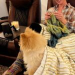 Katherine Heigl Instagram - Just tried on these cozy knitted socks and I'm in love. Waffles is also a fan! By choosing Fazl knitwear at NewLaneRoad.com, you're supporting a beautiful cycle of giving. From providing food and shelter for orphaned children to empowering women with fair wages, every purchase makes a difference. Each piece tells a story of tradition and skill, crafted by the talented hands of some amazing women in the Himalayas. So now you can be warm and stylish this winter! @newlaneroad

#NewLaneRoad #NLRM #Knitwear #Fazl