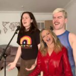 Kylie Minogue Instagram – Ohhh hi @chrxstopher.hall I loved it so much I had to join in on the BV FUN!! 😝💗 Here for that third harmony 🤩
#duet #greenscreen