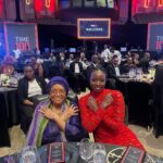 Danai Gurira Instagram - A definite highlight of this year for me was spending time with one of my personal Sheroes, Former President #EllenJohnsonSirleaf. As the first democratically elected female president on the African continent, she has trailblazed the path for female leadership. The example this Nobel Laureate set of bringing stability to Liberia after decades of war is one that stands as inspiration to women everywhere.

It was an honor beyond words to be a fellow honoree with her for the TIME100 Africa Impact Awards. An amazingly inspiring woman and she had some love for Wakanda too!