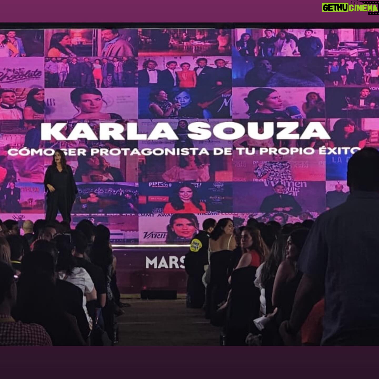 Karla Souza Instagram - Gracias @marsmexico por tenerme en Cancún dando mi conferencia de “Cómo ser protagonista de tu propio éxito”. Me encantó compartir este tiempo con ustedes.
Thank you @marsmexico for having me in Cancun to give my thoughts on “How to be the protagonist of your own success”. I loved sharing this time with you.