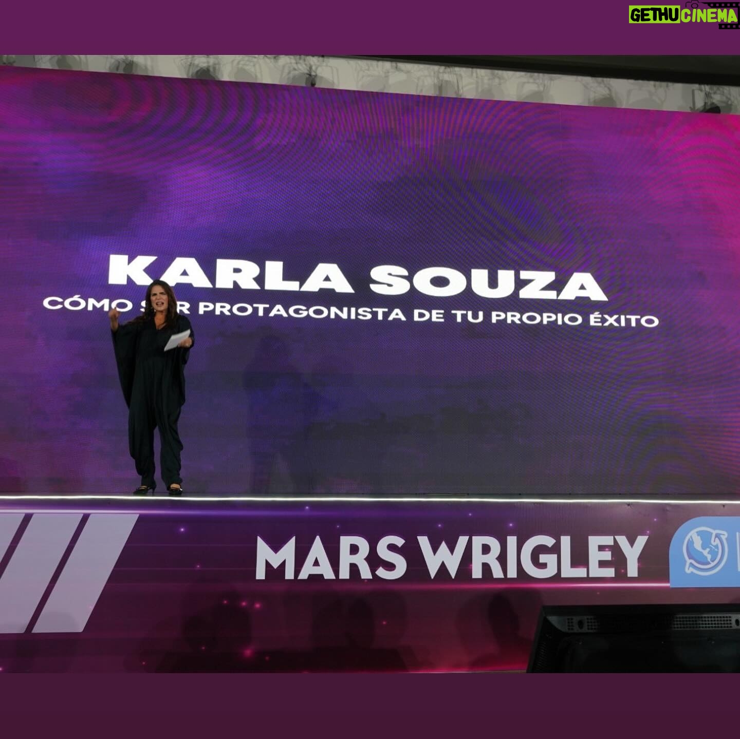 Karla Souza Instagram - Gracias @marsmexico por tenerme en Cancún dando mi conferencia de “Cómo ser protagonista de tu propio éxito”. Me encantó compartir este tiempo con ustedes.
Thank you @marsmexico for having me in Cancun to give my thoughts on “How to be the protagonist of your own success”. I loved sharing this time with you.