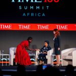 Danai Gurira Instagram - A definite highlight of this year for me was spending time with one of my personal Sheroes, Former President #EllenJohnsonSirleaf. As the first democratically elected female president on the African continent, she has trailblazed the path for female leadership. The example this Nobel Laureate set of bringing stability to Liberia after decades of war is one that stands as inspiration to women everywhere.

It was an honor beyond words to be a fellow honoree with her for the TIME100 Africa Impact Awards. An amazingly inspiring woman and she had some love for Wakanda too!