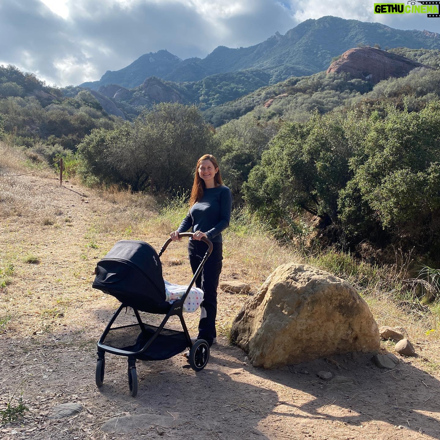 Bonnie Wright - 115.1K Likes - Walking the local trails with Elio has been so special. His favourite place to nap is his Nuna Triv Next stroller #myNuna #Nunafamily #Nuna