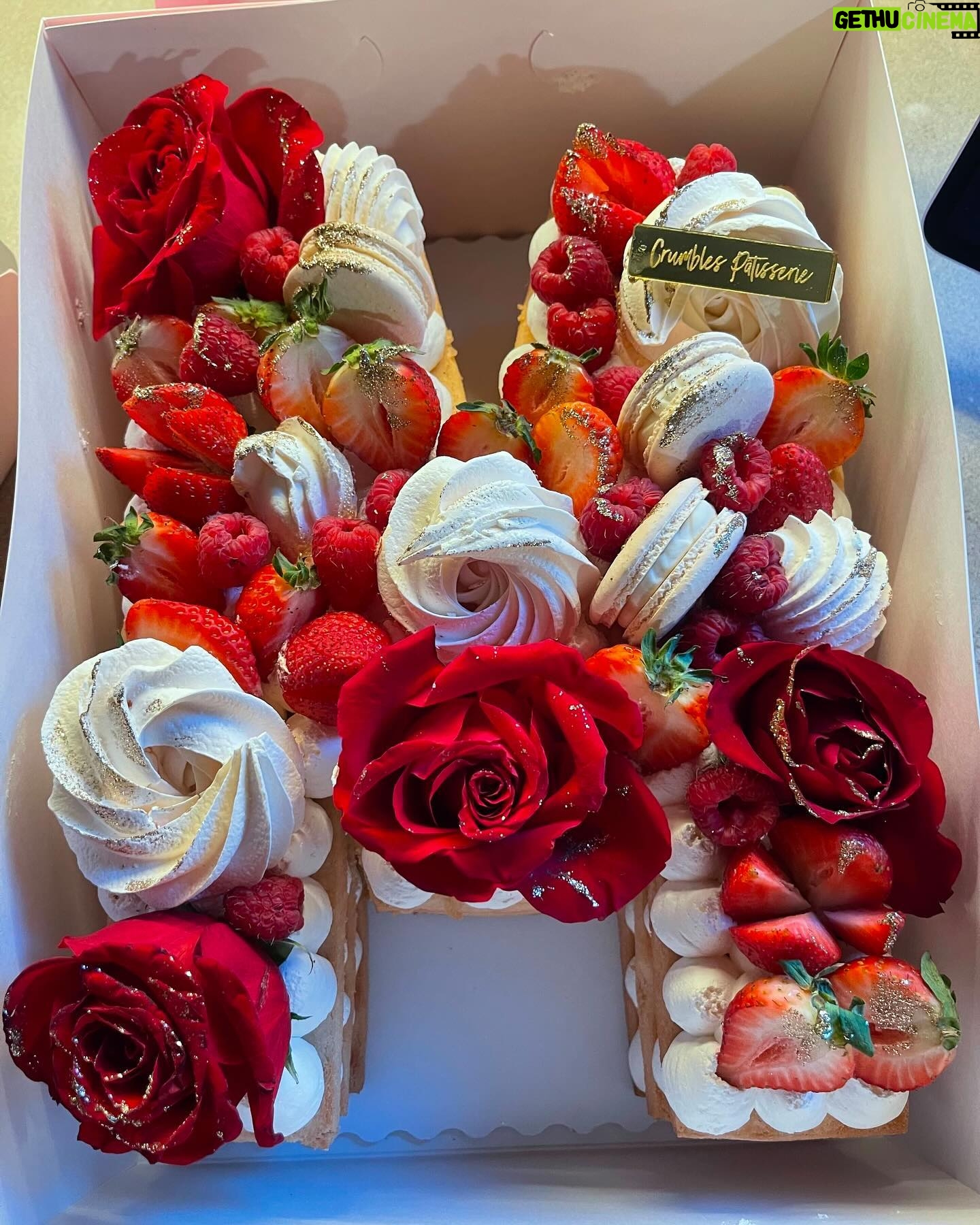 Mayim Bialik Instagram - Thank you all for your loving birthday wishes, which I really appreciate so much! And thank you @crumbles__patisserie for another showstopping vegan cake for my birthday πΉ π β¨ @emietter_pr