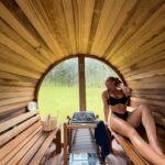Mandy Rose Instagram - Sometimes you need a good sweat. 💦 Treated myself to Christmas early with my new @redwoodoutdoorsco Thermowood Panorama Sauna! I’ve been getting better sleep, feeling less stress, and it helps recover my muscles faster after a workout.

If you want a good sweat and recovery, check them out. It’s truly a game changer.

#sauna #recovery #sweat #workout #redwoodoutdoors