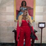 NeNe Leakes Instagram - SWIPE: Heyyyy y’all. I am at the White House
I had the pleasure of being invited to the White House holiday party and invited to the vice president’s home for a holiday mixer.

I couldn’t believe the number of people approaching me with so much love! I just thank y’all so so much❤️

Can you believe in the vice president’s office when they are having fun that they say some of my 1 liners?!?!🫢😜

Thank you to everyone that had a hand in getting me here. Ohhh what a nite. I have so many pictures and videos that I will post in my story. 

Bustier: @alexperryofficial 
Pants: @alexperryofficial 
Coat: #michaelkors 
Shoes: #christianlouboutin 
Bag: #christianlouboutin 
Glam: @michannamurphy 
Hair: @phrenchmade 
📸 @rodonis301
#DMV