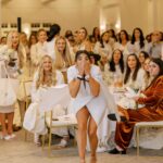 Daniella Monet Instagram - recent milestones   big life energy coming alive in this carousel ✨

1. she got dressed 💎 
2. she got lasik eye surgery !! 👋🏼 👓 
3. they met the big guy 😍
4. she hosted 🍽️
5. she found her feminine side 👗
6. she ate 🤤
7. she had meetings 🙏🏼🙏🏼🙏🏼
8. she won raffles 🪩
9. she bathed in sound 🎶 
10. she removed her hair extensions 🪞