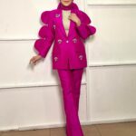 Erra Fazira Instagram - One and only Primadona Malaysia Erra Fazira @errafazira in #asyrafarrif custom fushia purple suit with statement sleeves for The Masked Singer 2023 
🩷🩷🩷
Makeup @kasihcicie 
Hijabstylist @mr_asyrafffff 
Pa @sharendrarazak 
.
#suit #blazer #ladiessuit #photography #picuture #makeup #artist #malaysianartist #themaskedsingermalaysia  #errafazira  #maskedsinger #maskedsingermalaysia #maskedsingerS4