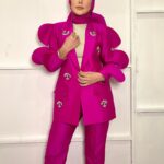 Erra Fazira Instagram - One and only Primadona Malaysia Erra Fazira @errafazira in #asyrafarrif custom fushia purple suit with statement sleeves for The Masked Singer 2023 
🩷🩷🩷
Makeup @kasihcicie 
Hijabstylist @mr_asyrafffff 
Pa @sharendrarazak 
.
#suit #blazer #ladiessuit #photography #picuture #makeup #artist #malaysianartist #themaskedsingermalaysia  #errafazira  #maskedsinger #maskedsingermalaysia #maskedsingerS4