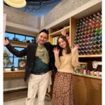Nozomi Sasaki Instagram - #すてきにハンドメイド、
年内最後の収録が終わりました！
洋輔さんの優しいお人柄のおかげで、収録が本当に楽しくてほっこりします🧶
感謝✨
#洋輔 さん