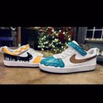 Maci Bookout Instagram – When Santa purposely brings white sneakers for Christmas because he knows the kids will ask Mom to paint them 😎👟🎨

#custompaint #sneakerhead #freehandart #snacks #missjaydecarter #tennessee #mrmaverick #nike