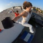 Sofie Dossi Instagram - Teacher: If your friend jumped off a building would you?
Me:
