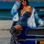 Lamitta Frangieh Instagram - Another year another slay @FashionNova 🩵

- kady faux fur 
- Rayna denim mini dresss blue combo
- Exotica heeled boots multi snake 
.
.
#fashionovacurve #fashionnovababe #fashionnovaembassandor #fashionnovadress #fashionnovababes #lamittafrangieh #vintage #stylish #iconic #rockingstar