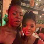 Danai Gurira Instagram - Can’t even begin to express the blessing that was Tuesday night on Broadway! @jjbioh, my dear sister in heritage, in the arts and in Christ, just debuted her phenomenal play #JajasAfricanHairBraiding on Broadway! She is the first Black playwright since 1991 to have a play’s world premiere also be a Broadway premiere. And this play is MAGICAL. Hilarious, heartfelt, and giving voice to women who are never heard, this play is a game-changer. Love seeing the fruits of so much labor come to pass! Look At God!! And then my baby sis @dominiquethorne! KILLING it in this show! SUCH a powerhouse as I say in the video, I am just in awe of what I have witnessed of this young woman since meeting her on #wakandaforever. SO gifted. SKY is the limit! Not to mention the luminosity that is @somimusic making her Broadway debut as are many of the incredible Black women actresses populating this stage and the Black women creatives behind the scene. @nikiyamathis and those wigs! Characters in themselves! DON’T walk RUN to check out this beautiful, moving, thoroughly entertaining show.