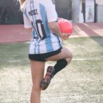 Kinsey Wolanski Instagram - What’s your favorite sport? ⚽️ 

#soccer #futbol #messi #worldcup #championsleague