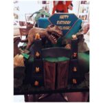 Melissa Benoist Instagram – I wanted to be a paleontologist before I wanted to act. This cake sort of marries the two which makes me HAPPY. so do all of the birthday wishes and getting to spend it at work with such wonderful people, so thanks for that 😊 (Ian Malcom is on my bday cake 🎂 & SG is on Isla Nublar?!?!)