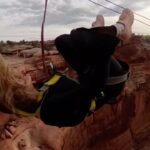 Kinsey Wolanski Instagram - Would you try this? 
@ropeswingmoab 

#adventure #moab