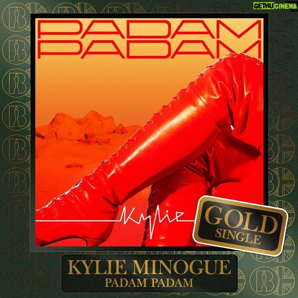 Kylie Minogue Instagram - Padam? PADAM #BRITCertified !!!!!!! 🥰🥳🤩❤️
