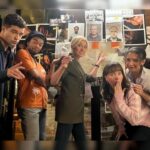 Katherine McNamara Instagram - I cannot even begin to express the joy these photos bring to my heart. 🩵 This Scooby gang is a ball of energy, a big hug, and more importantly - the most super sleuths around! 🔎 All my love and gratitude to these fine folks. Catch #TrueJustice: Family Ties @hallmarkchannel TOMORROW Jan 12 9/8c! 🎥 🍿