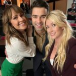 Katherine McNamara Instagram - I cannot even begin to express the joy these photos bring to my heart. 🩵 This Scooby gang is a ball of energy, a big hug, and more importantly - the most super sleuths around! 🔎 All my love and gratitude to these fine folks. Catch #TrueJustice: Family Ties @hallmarkchannel TOMORROW Jan 12 9/8c! 🎥 🍿