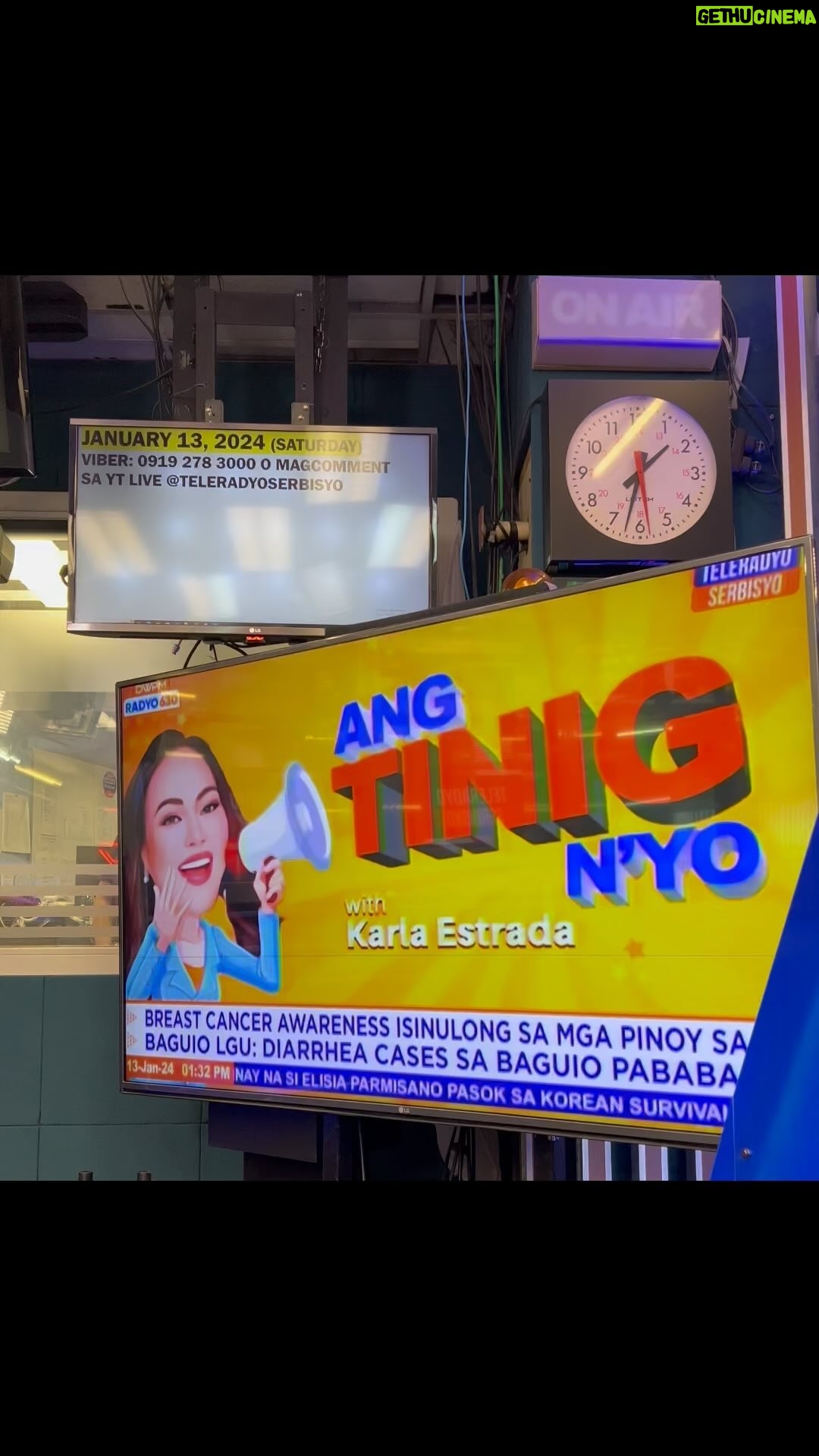 Karla Estrada Instagram - ANG TINIG NYO! Sabado , 1:30pm sa TELERADYO 630 .🙏🏻👍