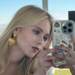 Loreto Peralta Instagram – Heart earrings forever 💙