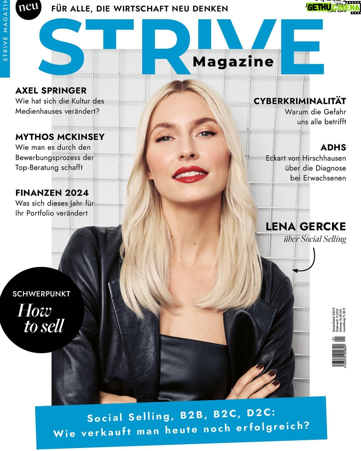 Lena Gercke Instagram - It’s release day! Ich darf nun endlich verkünden, dass ich auf dem Cover des @strive_mag bin 🚀
Ich spreche über social media sellings, wie ich die Plattformen für meine brands @legerbylenagercke und @legerhomeofficial nutze und worauf es bei mir hierbei wirklich ankommt!
Danke an das Team von @strive_mag und @katharina_wolff
Das Magazin ist ab dem 25. Januar überall verfügbar am Kiosk und Online!