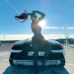 Lamitta Frangieh Instagram - Huracán Evo , feel the engine 🔥
What’s better to ride in Cannes 🇫🇷
Always from the best @aaarentcars 
.
.
.
#lamborghini #evolamborghinihuracan #luxurycars #cannes#paris#london#dubai#france#carsaddiction #lifestyle #lamittafrangieh