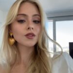 Loreto Peralta Instagram – Heart earrings forever 💙
